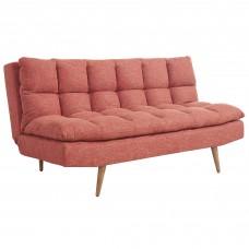 ETHAN-CONVERTIBLE SOFA-RED