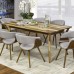 MIRA-RECT. DINING TABLE-DISTRESSED GREY