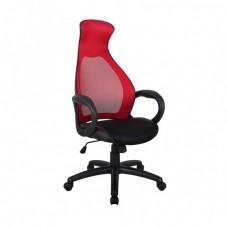528-RD ADJ. OFFICE CHAIR W. GAS LIFT RED
