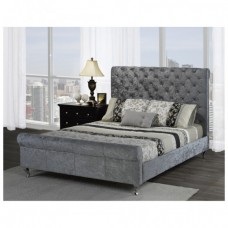 SIL VICTORIA QUEEN BED SILVER